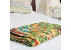 Buy Beautiful Kantha Quilts for Warm, Colourful & Handcrafted Comfort