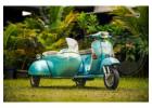 Vespa PX150 Sky Blue With Sidecar by SCOOTER99