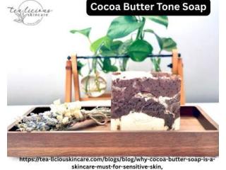 Nourishing Cocoa Butter Tone Soap for Daily Skin Glow