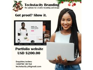 Mark your presence with a quality portfolio website