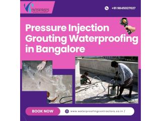 Pressure Injection Grouting Waterproofing in Bangalore
