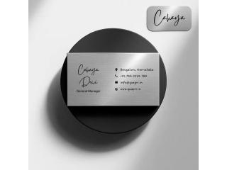 Metallic Business Cards