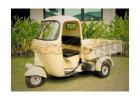 Classic Ape Bajaj Cream Pickup – Vintage Three-Wheeler Restored