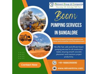 Reinvent RMC | Boom Pumping Services In Bangalore