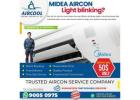 Midea Aircon Light Blinking 