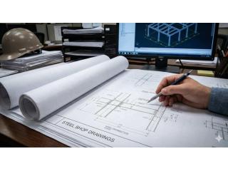 Optimize Your Fabrication with Precision Steel Shop Drawings!