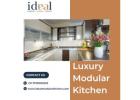 Elegant Luxury Modular Kitchen for Modern Homes | Ideal Modular Kitchen