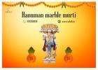 Beautiful Hanuman Ji Marble Murti for Devotional Spaces