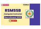 Computer Instructor Vacancy 2025 Rajasthan | Engineers Academy
