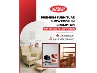 Premium Furniture Showroom in Brampton for Stylish Home Interiors