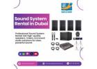Top Sound System Rentals for Dubai Weddings