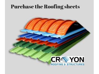 Crayon Roofings | Premium JSW Colouron+ Roofing Sheets