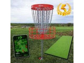Practice Putts Anywhere with a Pro-Style Frisbee Golf Basket