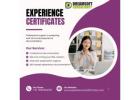 Customized Experience Certificates in Noida
