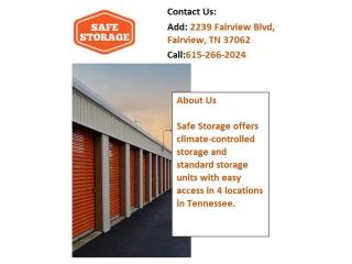 High quality Storage Units in Tennessee