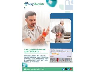 Buy Cyclobenzaprine 5 mg Tablets from Buy Steroids in USA