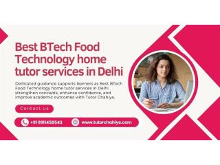 Enhancing Tech Understanding. Best BTech Food Technology home tutor services in Delhi