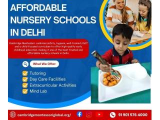 Affordable Nursery Schools in Delhi