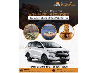 Book Innova Crysta on Rent in Jaipur at Best Price