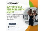 High-Quality Bathroom Mirror with Light for Contemporary Bathrooms
