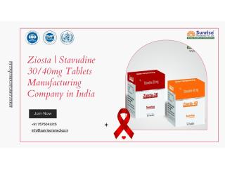 Ziosta | Stavudine 30/40mg Tablets Manufacturing Company in India
