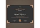 Frameless Certificate Frame