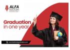 Secure Your Future Faster Through Graduation in One Year