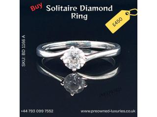 Elegant Solitaire Diamond Ring – Timeless Luxury at Great Value