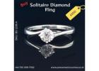 Elegant Solitaire Diamond Ring – Timeless Luxury at Great Value