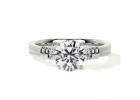 Round Diamond Ring for Sale Three Stone Ring – 0.18 Cttw