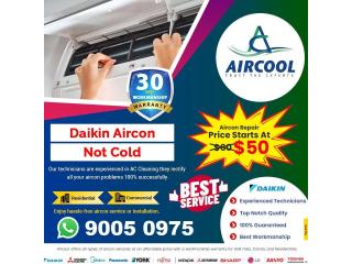 Daikin Aircon Not cold