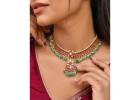 Buy Designer Kundan Choker Set Online – Elegant Jewellery – Kanshi Jewels