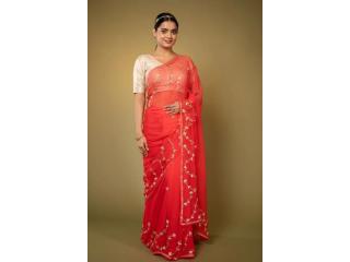 Stunning Gota Patti Saree Collection – Traditional Rajasthani Elegance | YUVTI by Bhupendra Singh