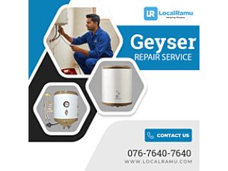 Geyser Repair Service by LocalRamu's Reliable technicians in Bangalore