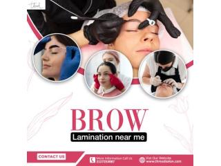 Brow lamination near me