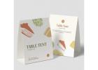 Table Top Tent Cards