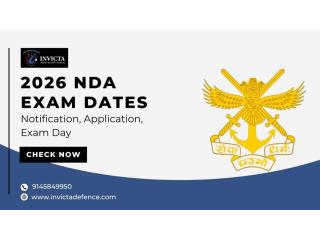 2026 NDA Exam Dates: Notification, Application, Exam Day