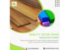Quality Decor Paper Manufacturers in India