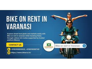 Taste the city on two wheels Bike on rent in varanasi for food lovers