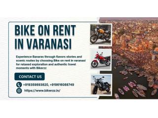 Local flavors on open roads Bike on rent in varanasi for food tours