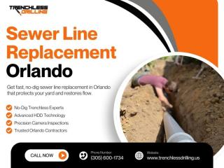 How do I know if my sewer line needs replacement in Orlando?
