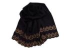 Luxury Black Pashmina Shawl – Warm & Stylish | TCG London