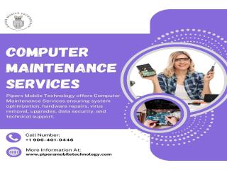Computer Maintenance Services in USA