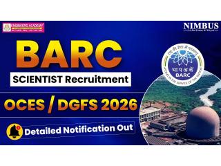 BARC Scientist Vacancy 2026 | Engineers Academy
