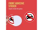 Front Adhesive Stickers