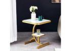Shop Marble Side Table for Living Room & Bedroom – Premium Finish