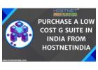 Purchase a Low-Cost G Suite in India from Hostnetindia
