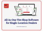All-in-One Tire Shop Software for Single-Location Dealers