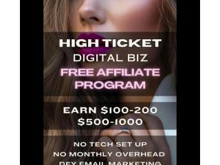 High Ticket Commission - Free Affiliate Program