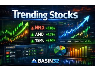 Find Today’s Top Trending Stocks Instantly with Basin32